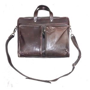 Kenneth Cole Men’s Brown Leather briefcase